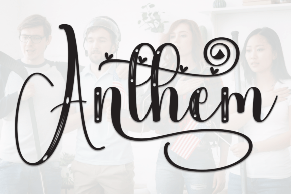 Anthem: A Script Font for Editorial Elegance