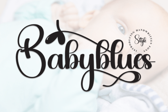 Babyblues: A Handwritten Font for Heartfelt Digital Design