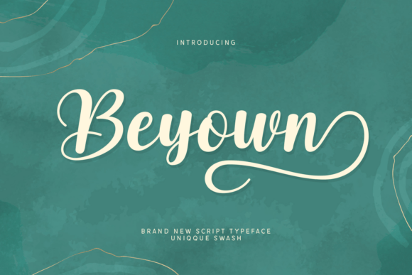 Beyown: A Script Font That Elevates Branding