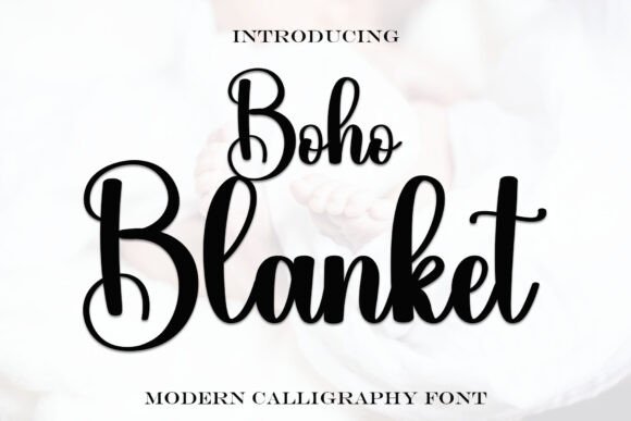 Boho Blanket: A Handwritten Font for Editorial Elegance