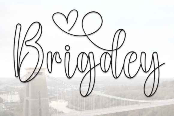 Brigdey: A Timeless Script Font for Digital Design
