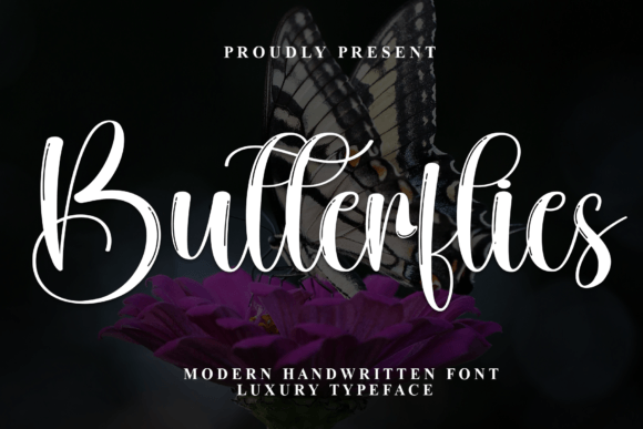 Butterflies Font: A Stylish Script for Campaign Impact
