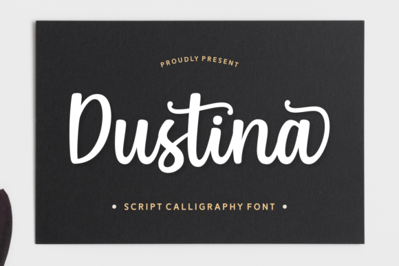 Dustina: A Script Font for Elegant Editorial Design