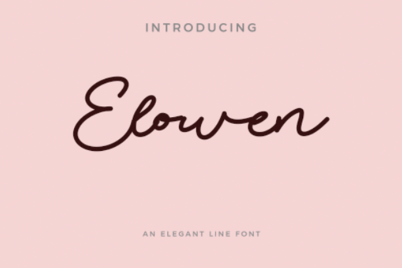Elowen: A Script Font That Elevates Web Design