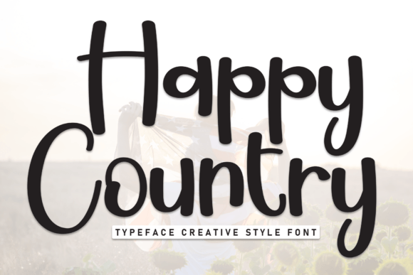 Happy Country: A Script Font for Warm, Engaging Web Design