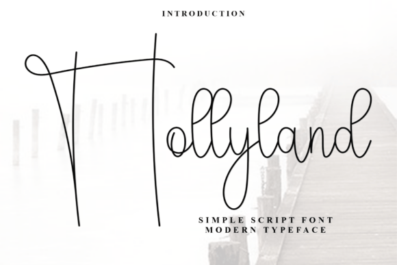 Hollyland: A Script Font That Elevates Digital Branding