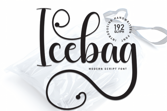 Icebag: A Playful Handwritten Font for Branding and Design