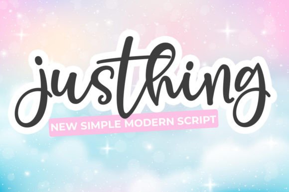 Justhing: The Font That Adds Romance to Your Campaign