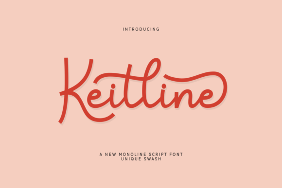 Keitline: A Script Font That Elevates Digital Branding