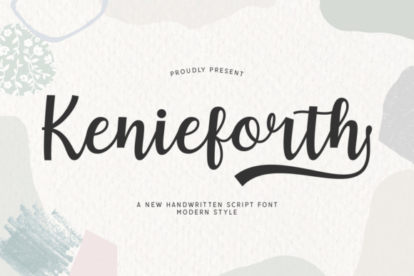 Kenieforth: A Timeless Script Font for Digital Design