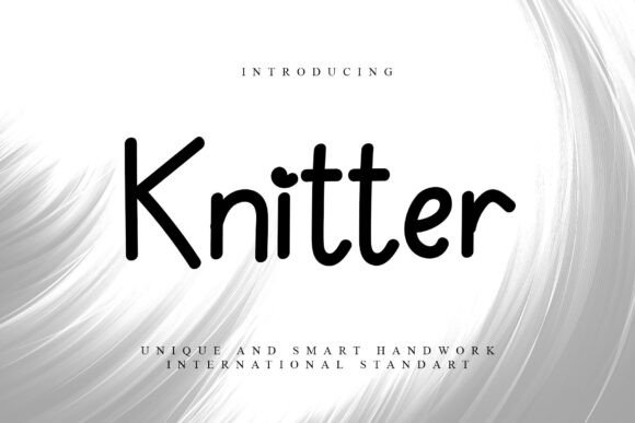 Knitter: A Font for Thoughtful Design