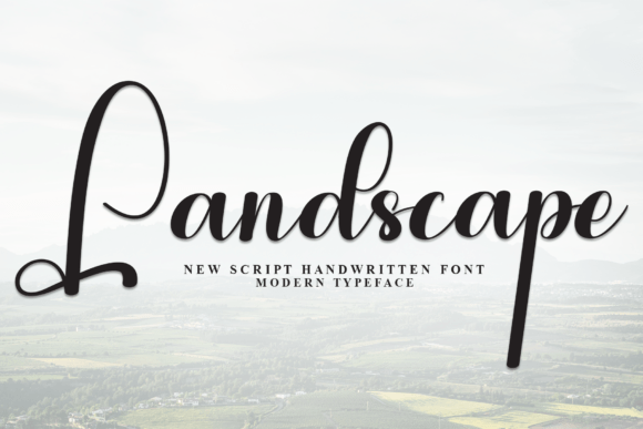 Landscape: A Handwritten Font for Digital Design