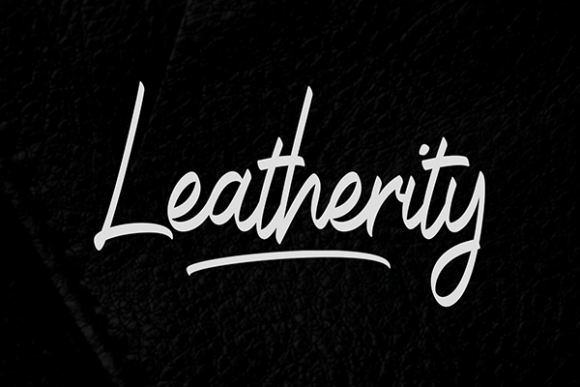 Leatherity: A Font That Breathes Life Into Handmade Creations