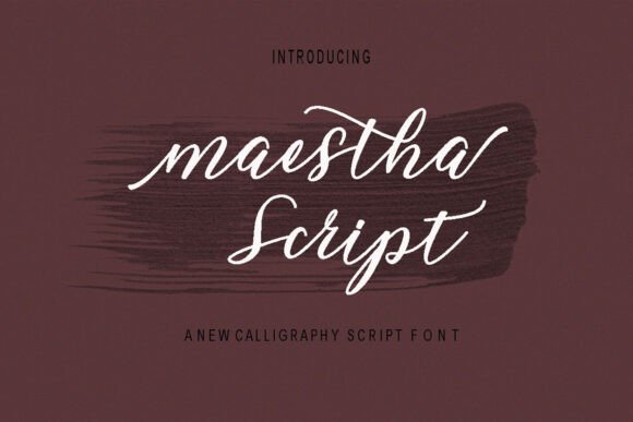 Maestha: A Timeless Script Font for Digital Design