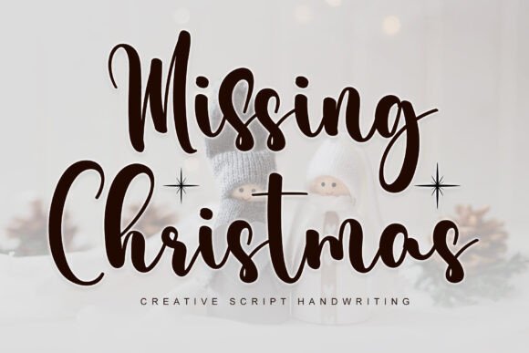 Missing Christmas: A Handwritten Font for Editorial Magic