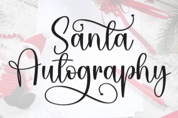 Santa Autography: A Font That Adds Warmth and Personality
