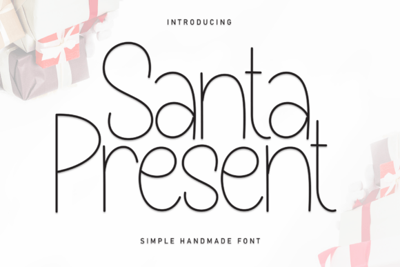 Santa Present: A Script Font for Dynamic Branding and Marketing