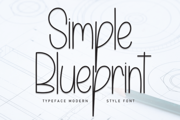 Simple Blueprint: A Font That Elevates Branding