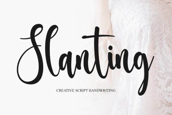 Slanting: A Delicate Script for Editorial Elegance