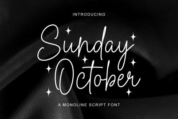 Sunday October: A Sweet Handwritten Font for Branding