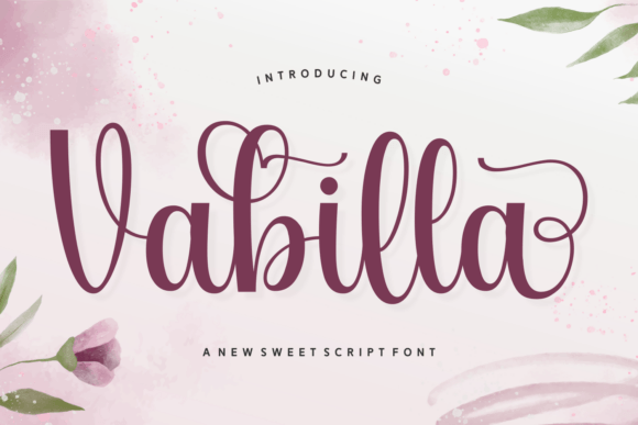 Vabilla: A Script Font That Breathes Romance Into Every Project