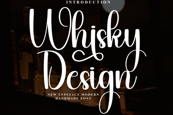 Whisky Design: A Script Font for Editorial Elegance
