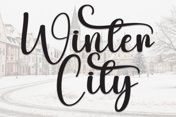Winter City: A Script Font for Editorial Elegance