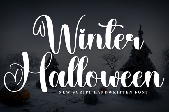Winter Halloween: A Script Font for Editorial Elegance